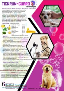 Tickrun-Guard Pet Shampoo